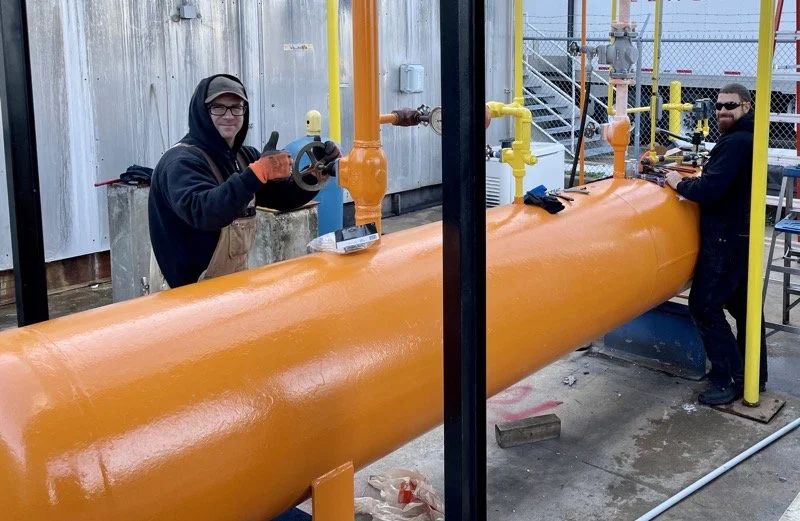 Industrial refrigeration and cold storage equipment serviced by Midwest Mechanical Services & Solutions.